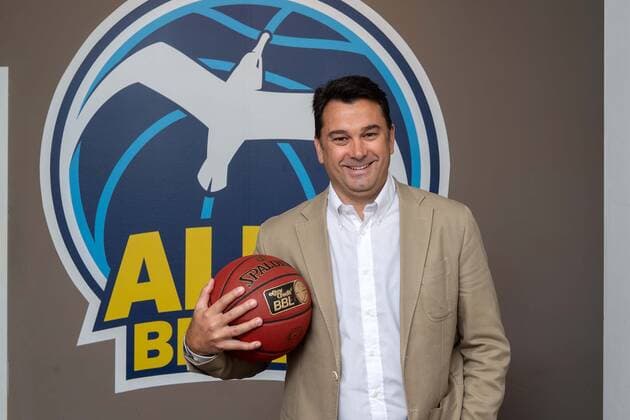 Basketball Berlin 18 08 2021 1 Bundesliga BBL Euroleague Season 2021 2022 Alba Berlin unveils its new head coach Israel Gonzalez.