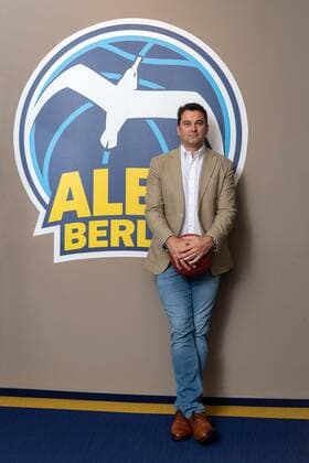 Basketball Berlin 18 08 2021 1 Bundesliga BBL Euroleague Season 2021 2022 Alba Berlin unveils its new head coach Israel Gonzalez.