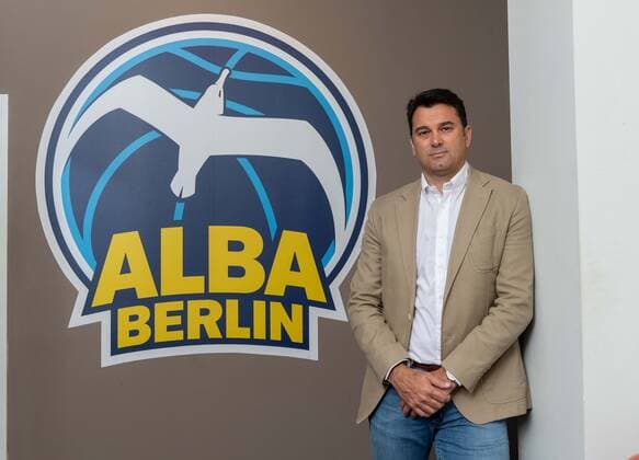 Basketball Berlin 18 08 2021 1 Bundesliga BBL Euroleague Season 2021 2022 Alba Berlin unveils its new head coach Israel Gonzalez.