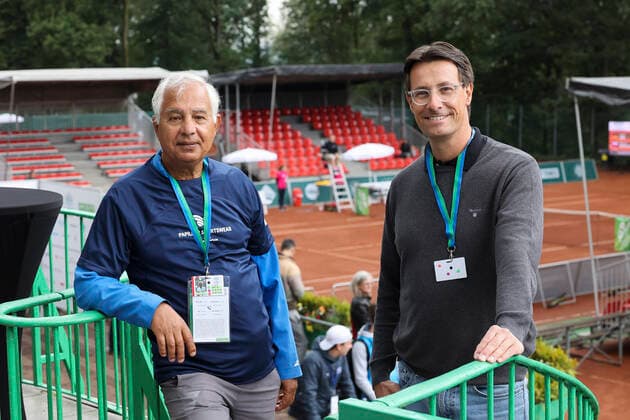 Features, Sauerland Open 2021, L R Ion Geanta and Tournament Director Rogier Wassen, Portrait, Portraet Copyright: xJuergenxHasenkopfx