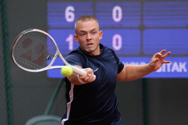 Tim Sandkaulen Tennis Sauerland Open2021 ATP Challenger Tour Luedenscheid Tennis Club Luedenscheid North Rhine Westphalia Germany 18 August 2021 Copyright: xJuergenxHasenkopfx