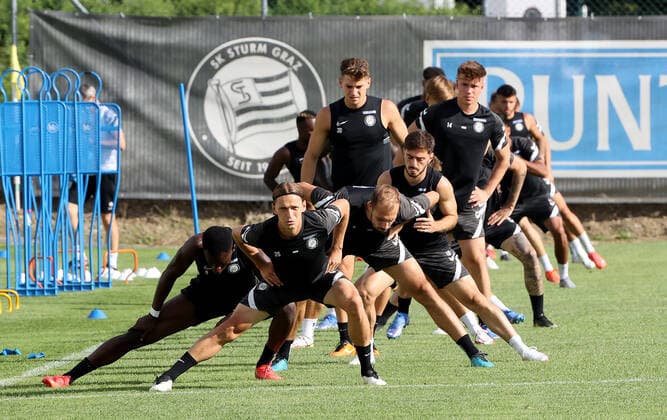 Football, EL-Quali, Sturm Graz Training