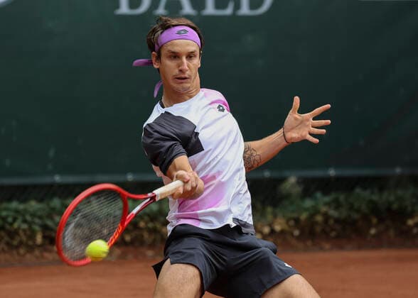 Camilo Ugo Carabelli Tennis Sauerland Open2021 ATP Challenger Tour Luedenscheid Tennis Verein Luedenscheid Nordrhein Westfalen Germany 18 August 2021 Copyright: xJuergenxHasenkopfx