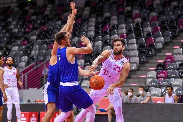 Test match, Telekom Baskets Bonn vs RheinStars Cologne, 18 08 2021 Leon Kratzer Telekom Baskets Bonn, 21 , Test match, Telekom Baskets Bonn vs RheinStars Cologne on 18 08 2021 at the Telekom Dome Bonn, Bonn North Rhine-Westphalia Copyright: xBEAUTIFULxSPORTS Mueller-Laschetx