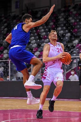 Test match, Telekom Baskets Bonn vs RheinStars Cologne, 18 08 2021 Tim Hasbargen Telekom Baskets Bonn, 24 , Test match, Telekom Baskets Bonn vs RheinStars Cologne on 18 08 2021 at Telekom Dome Bonn, Bonn North Rhine-Westphalia Copyright: xBEAUTIFULxSPORTS Mueller-Laschetx