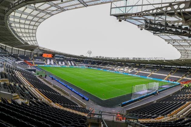 Hull City v Derby County EFL Sky Bet Championship 18 08 2021. A general view inside The MKM Stadium during the EFL Sky Bet Championship match between Hull City and Derby County at the MKM Stadium, Kingston upon Hull, England on 18 August 2021. Editorial use only DataCo restrictions apply See www.football-dataco.com , Copyright: xJezxTighex PSI-13398-0004