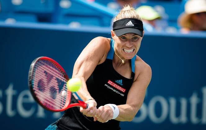 Tennis, WTA Tournament in Cincinnati, Angelique Kerber defeats Elina Svitolina