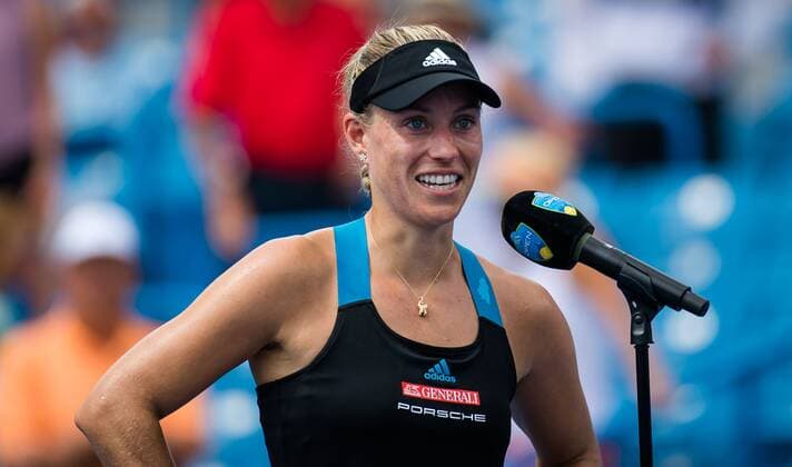 Mandatory Credit: Photo by Rob Prange Shutterstock (12324290as) Angelique Kerber of Germany in action during the second round of the 2021 Western & Southern Open WTA, Tennis Damen 1000 tennis tournament Western & Southern Open Day Five, Tennis, Cincinnati, USA, 18 Aug 2021 Western & Southern Open Day Five, Tennis, Cincinnati, USA, 18 Aug 2021  Copyright: xRobxPrange Shutterstockx 12324290as