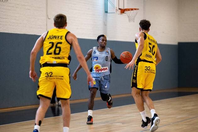 TJ Shorts II Hakro Merlins Crailsheim, 0 ¨¨Tigers Tübingen vs HAKRO Merlins Crailsheim, 2 basketball, Bundesliga, Pro A, Barmer 2 basketball, test game, season 2021 2022, 18 08 2021, ¨¨ Tigers Tübingen HAKRO Merlins Crailsheim, 2 basketball, 2 Bundesliga, Barmer 2 basketball, test game, season 2021 2022, 18 08 2021 Tuebingen. Copyright: xDennisxDuddek xEibnerxPressefotox EP_DDK