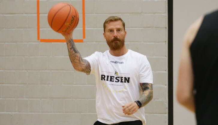 Ludwigsburg , Basketball Start of training MHP Riesen Ludwigsburg , Lars Masell Co Trainer