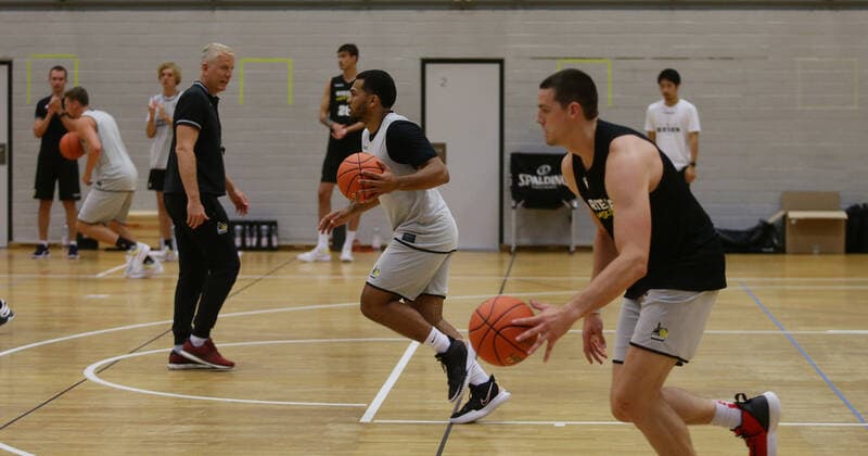 Ludwigsburg , Basketball Start of training MHP Riesen Ludwigsburg , center Quinton Hooker
