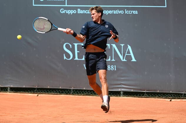 Nino Serdarusic of Croatia during ATP80 Challenger - Verona - Wednesday, Tennis Internationals in Verona, Italy, August 18 2021  Copyright: xAlessioxTarpinix xIPAx xx 0