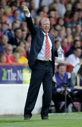 Mandatory Credit: Photo by Back Page Images Shutterstock (1406659b) Nottingham Forest manager Steve McClaren Nottingham Forest v Barnsley, npower Football League Championship Match, City Ground, Britain - 06 Aug 2011 EDITORIAL USE ONLY No use with unauthorised audio, video, data, fixture lists (outside the EU), club league logos or live services. Online in-match use limited to 45 images (+15 in extra time). No use to emulate moving images. No use in betting, games or single club league player publications services. Nottingham Forest v Barnsley, npower Football League Championship Match, City Ground, Britain - 06 Aug 2011 EDITORIAL USE ONLY No use with unauthorised audio, video, data, fixture lists (outside the EU), club league logos or live services. Online in-match use limited to 45 images (+15 in extra time). No use to emulate moving images. No use in betting, games or  Copyright: xBackxPagexImages Shutterstockx 1406659b