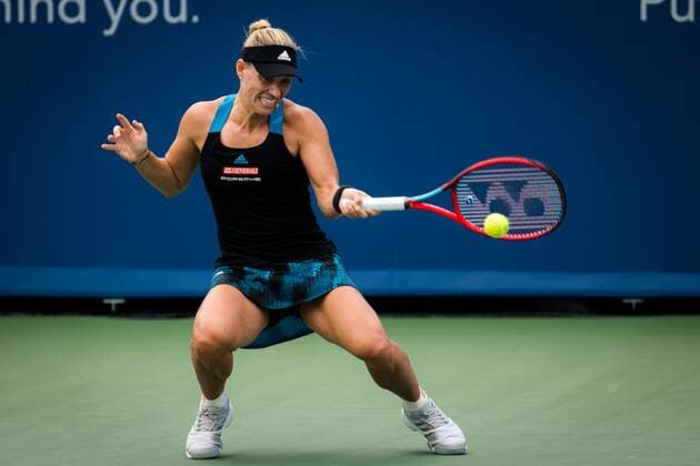 Tennis, WTA-Tunier in Cincinnati, Angelique Kerber - Jelena Ostapenko