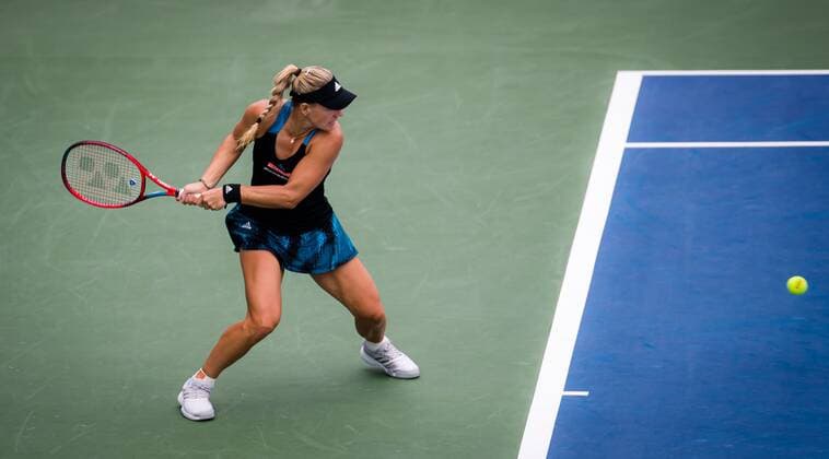 Mandatory Credit: Photo by Rob Prange Shutterstock (12324303b) Jelena Ostapenko of Latvia in action during the third round at the 2021 Western & Southern Open WTA, Tennis Damen 1000 tennis tournament Western & Southern Open Day Six, Tennis, Cincinnati, USA, 19 Aug 2021 Western & Southern Open Day Six, Tennis, Cincinnati, USA, 19 Aug 2021  Copyright: xRobxPrange Shutterstockx 12324303b