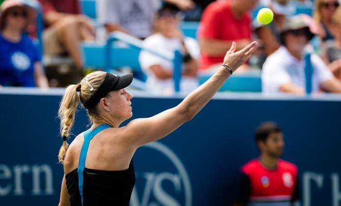Mandatory Credit: Photo by Rob Prange Shutterstock (12324303aq) Angelique Kerber of Germany in action during the third round at the 2021 Western & Southern Open WTA, Tennis Damen 1000 tennis tournament Western & Southern Open Day Six, Tennis, Cincinnati, USA, 19 Aug 2021 Western & Southern Open Day Six, Tennis, Cincinnati, USA, 19 Aug 2021  Copyright: xRobxPrange Shutterstockx 12324303aq