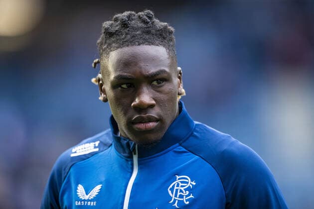 Mandatory Credit: Photo by Kirk O Rourke Rangers FC Shutterstock (12337251k) Calvin Bassey of Rangers warms up for the Europa League qualifying match at Ibrox Stadium, Glasgow. Rangers v Alashkert, UEFA Europa League Qualifying Play-off, Ibrox Staiudm, Glasgow, Scotland, UK - 19 Aug 2021 Rangers v Alashkert, UEFA Europa League Qualifying Play-off, Ibrox Staiudm, Glasgow, Scotland, UK - 19 Aug 2021 Copyright: xKirkxO Rourke RangersxFC Shutterstockx 12337251k