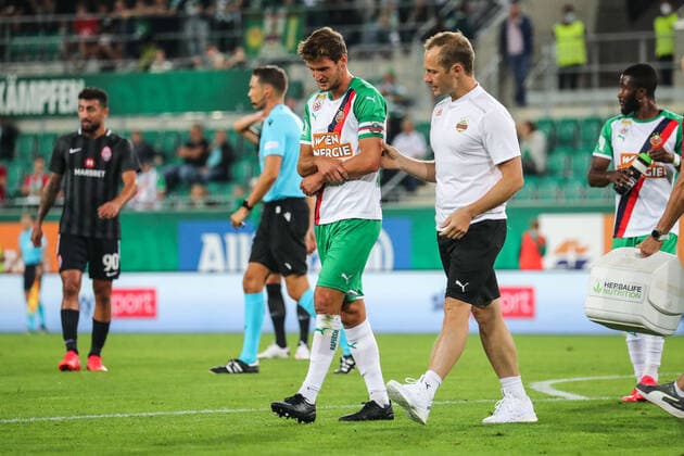 Football, EL qualifying, Rapid Vienna - Sorja Luhansk