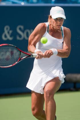 August 19, 2021: FILE: American VARVARA LEPCHENKO has been provisionally suspended for an anti-doping rule violation, the International Tennis Federation has confirmed. The 35-year-old returned a positive test which contained metabolites of adrafinil and or modafinil at the Hungarian Grand Prix in July. Both substances are banned. FILE PICTURED: August 12, 2018, Cincinnati: Varvara Lepchenko of USA at Western and Southern Tennis tournament. Cincinnati U.S. - ZUMAn24_ 20210819_slp_n24_625 Copyright: xWallyxNellx