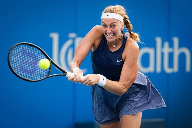 Mandatory Credit: Photo by Rob Prange Shutterstock (12324303fk) Petra Kvitova of the Czech Republic in action during her third round match at the 2021 Western & Southern Open WTA, Tennis Damen 1000 tennis tournament Western & Southern Open Day Six, Tennis, Cincinnati, USA, 19 Aug 2021 Western & Southern Open Day Six, Tennis, Cincinnati, USA, 19 Aug 2021  Copyright: xRobxPrange Shutterstockx 12324303fk