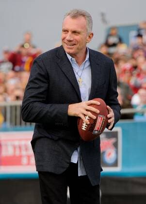 Mandatory Credit: Photo by Joe Toth BPI Shutterstock (3266300d) Former San Francisco 49ers Quarterback Joe Montana during the NFL, American Football Herren, USA International Series Fan Experience NFL International Series 2013, Jacksonville Jaguars v San Francisco 49ers, Wembley Stadium, London, Britain - 27 Oct 2013 Editorial use only. No merchandising. NFL International Series 2013, Jacksonville Jaguars v San Francisco 49ers, Wembley Stadium, London, Britain - 27 Oct 2013 Editorial use only. No merchandising.  Copyright: xJoexToth BPI Shutterstockx 3266300d