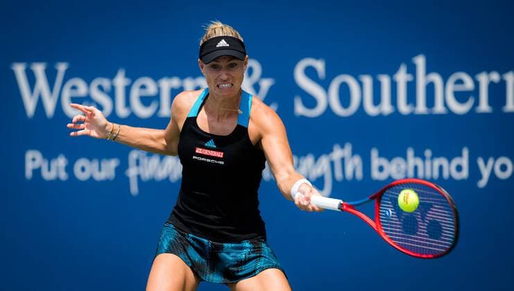 Tennis, WTA Tournament in Cincinnati, Angelique Kerber - Petra Kvitova