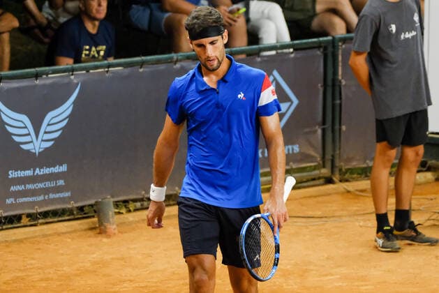 Carlos Taberner (Spain) during ATP80 Challenger Verona - Friday, Tennis Internationals in Verona, Italy, August 20 2021  Copyright: xRobertoxTommasinix xIPAx xx 0