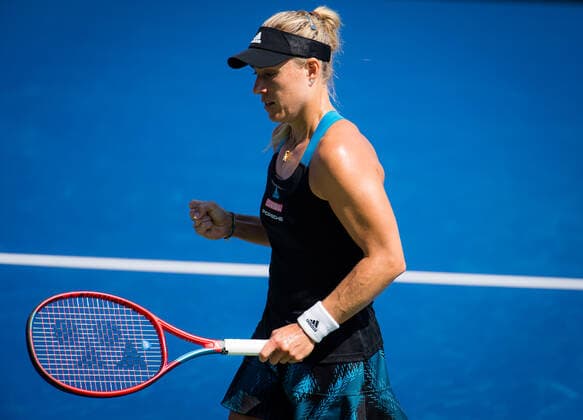 August 21, 2021, CINCINNATI, UNITED STATES: Angelique Kerber of Germany during her semi-final match at the 2021 Western & Southern Open WTA, Tennis Damen 1000 tennis tournament against Ashleigh Barty of Australia CINCINNATI UNITED STATES - ZUMAa181 20210821_zaa_a181_097 Copyright: xRobxPrangex