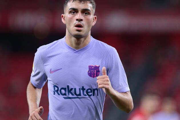 August 21, 2021, Bilbao, Basque Country, Spain: PEDRI from FC Barcelona, Barca during the La Liga week 2 game between Athletic Club and FC Barcelona at San Mames stadium. Bilbao Spain - ZUMAf312 20210821_znp_f312_039 Copyright: xEduxDelxFresnox