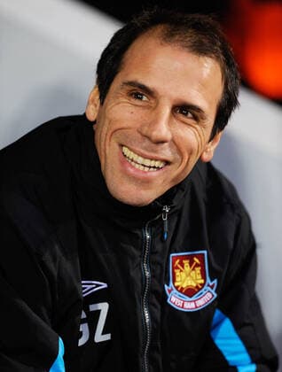 Mandatory Credit: Photo by Back Page Images Shutterstock (1065111o) West Ham United manager Gianfranco Zola West Ham United v Chelsea, FA Premier League football match, Upton Park, London, Britain - 20 Dec 2009 West Ham drew with Chelsea 1-1 EDITORIAL USE ONLY No use with unauthorised audio, video, data, fixture lists (outside the EU), club league logos or live services. Online in-match use limited to 45 images (+15 in extra time). No use to emulate moving images. No use in betting, games or single club league player publications services. West Ham United v Chelsea, FA Premier League football match, Upton Park, London, Britain - 20 Dec 2009 EDITORIAL USE ONLY No use with unauthorised audio, video, data, fixture lists (outside the EU), club league logos or live services. Online in-match use limited to 45 images (+15 in extra time). No use to emulate moving images. No use in betting, games or  Copyright: xBackxPagexImages Shutterstockx 1065111o