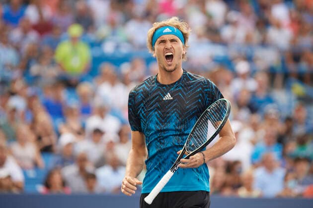 Tennis, ATP Tournament in Cincinnati, Alexander Zverev - Stefanos Tsitsipas