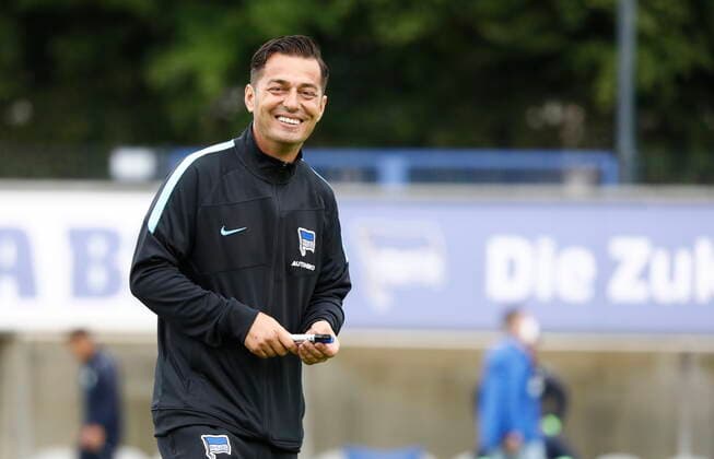 Berlin, Stadion auf dem Wurfplatz Amateurstadion, Regionalliga Nord Ost Men, Hertha BSC II CHEMNITZ 1 0, Photo Ante Covic, Head Coach Hertha U23