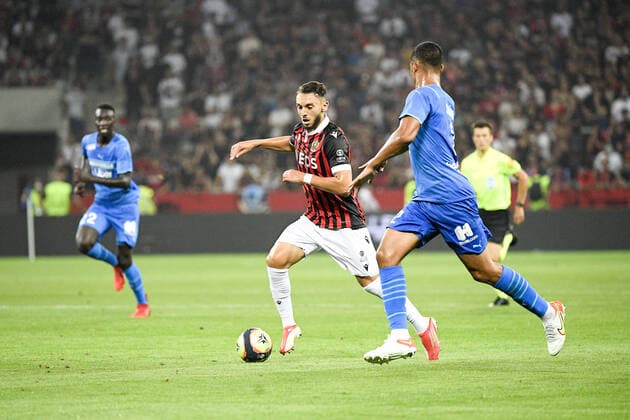 11 AMINE GOUIRI (OGCN) FOOTBALL : Nice vs Marseille - Ligue 1 Uber Eats - 22 08 2021 FEP Panoramic 