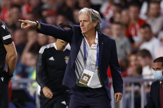 EINDHOVEN SL Benfica coach Jorge Jesus during the Champions League play offs match between PSV Eindhoven and Benfica at Phillips stadium on August 24, 2021 in Eindhoven, Netherlands ANP MAURICE VAN STEEN Champions league play offs 2021 2022 xVIxANPxSportx xxANPxIVx 436183315