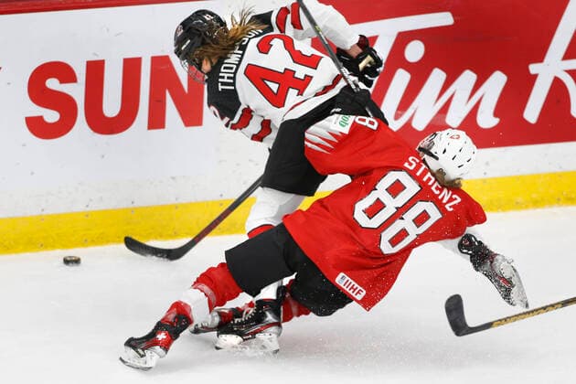 Ice hockey, World cup, Women, Canada - Switzerland