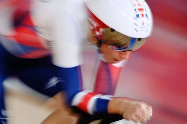 DAME Sarah STOREY (GBR), AUGUST 25, 2021 - Cycling Track : Women s C5 3000m Individual Pursuit during the Tokyo 2020 Paralympic Games at the Izu Velodrome in Shizuoka, Japan. Noxthirdxpartyxsales  (167812689)