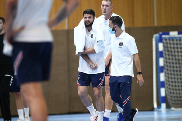 Elohim Prandi (Paris Saint-Germain) HANDBALL : US Creteil HB vs Paris Saint-Germain HB - Match Amical - 25 08 2021 KevinDomas Panoramic 