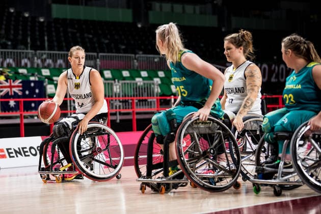 Paralympics Tokyo 2020 in 2021, wheelchair basketball, women, Germany - Australia