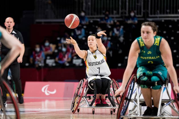 Tokyo 2020 Paralympic Games Wheelchair Basketball , 26 08 2021 TOKYO, JAPAN 26 August Wheelchair Basketball, Germany vs Australia Women, on Day 2 of the Tokyo 2020 Paralympic Games at Musashino Forest Plaza on 25 08 2021 in Tokyo Japan Anne Patzwald 7, Germany Copyright: xBEAUTIFULxSPORTS Wunderlx