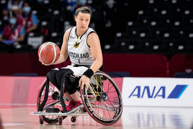 Tokyo 2020 Paralympic Games Wheelchair Basketball , 26 08 2021 TOKYO, JAPAN 26 August Wheelchair Basketball, Germany vs Australia Women, on Day 2 of the Tokyo 2020 Paralympic Games at Musashino Forest Plaza on 25 08 2021 in Tokyo Japan Anne Patzwald 7, Germany Copyright: xBEAUTIFULxSPORTS Wunderlx