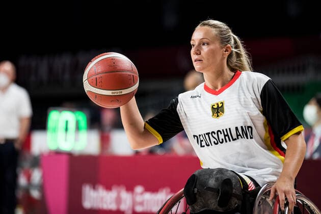 Tokyo 2020 Paralympic Games Wheelchair Basketball , 26 08 2021 TOKYO, JAPAN 26 August Wheelchair Basketball, Germany vs Australia Women, on Day 2 of the Tokyo 2020 Paralympic Games at Musashino Forest Plaza on 25 08 2021 in Tokyo Japan Svenja Mayer 13, Germany Copyright: xBEAUTIFULxSPORTS Wunderlx