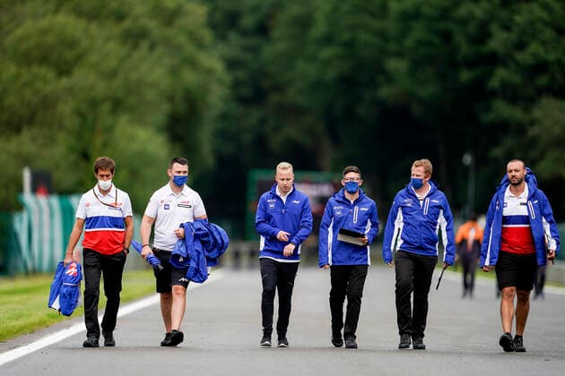August 26, 2021, Francorchamps, Belgium: NIKITA MAZEPIN of Russia and Haas F1 Team is seen during preparations of the 2021 FIA Formula 1 Belgian Grand Prix at Circuit de Spa-Francorchamps in Francorchamps, Belgium. Francorchamps Belgium - ZUMAg147 20210826_zap_g147_014 Copyright: xJamesxGasperottix