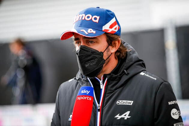 ALONSO Fernando (spa), Alpine F1 A521, portrait during the Formula 1 Belgium Grand Prix, 12th round of the 2021 FIA Formula One World Championship, WM, Weltmeisterschaft from August 27 to 29, 2021 on the Circuit de Spa-Francorchamps, in Stavelot, near LiÃ‹ge, Belgium FORMULE 1 : Grand prix de belgique - 26 08 2021 DPPI PANORAMIC 