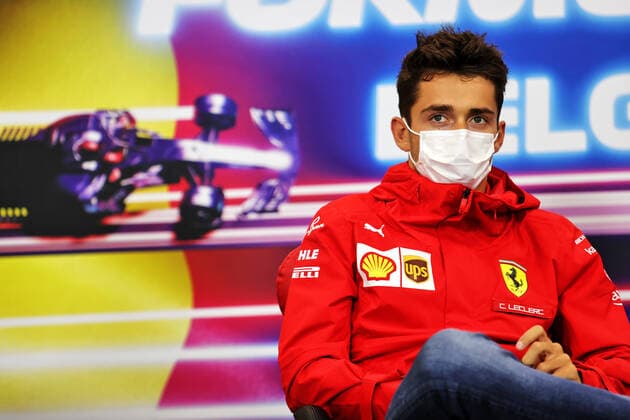 F1 Grand Prix of Belgium 16 Charles Leclerc (MON, Scuderia Ferrari Mission Winnow), F1 Grand Prix of Belgium at Circuit de Spa-Francorchamps on August 26, 2021 in Spa-Francorchamps, Belgium. (Photo by xpbimages.com XPB Images FIA Pool via HOCH ZWEI) Spa-Francorchamps Belgium Poolfoto HOCH ZWEI Pool XPB Images ,EDITORIAL USE ONLY