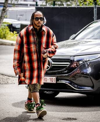 FRANCORCHAMPS Reigning Mercedes world champion Lewis Hamilton on arrival ahead of the Belgian Grand Prix at the Spa Francorchamps circuit REMKO DE WAAL xVIxANPxSportx xxANPxIVx 436273550