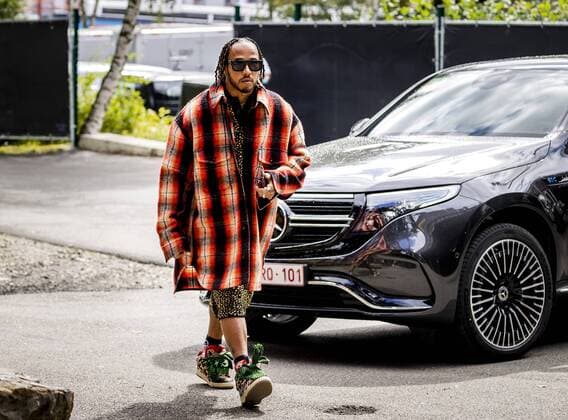 Formula 1, Belgian GP at Spa, Arrival of Lewis Hamilton