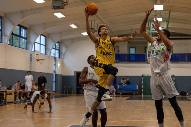 Mateo Seric Tigers Tuebingen, 17 ¨¨Tigers Tuebingen vs EPG Baskets Koblenz, 2 basketball, Bundesliga, Pro A, Barmer 2 basketball, test game, season 2021 2022, 26 08 2021, ¨¨ Tigers Tuebingen EPG Baskets Koblenz, 2 basketball, 2 Bundesliga, Barmer 2 basketball, test game, season 2021 2022, 26 08 2021 Tuebingen. Copyright: xDennisxDuddek xEibnerxPressefotox EP_DDK