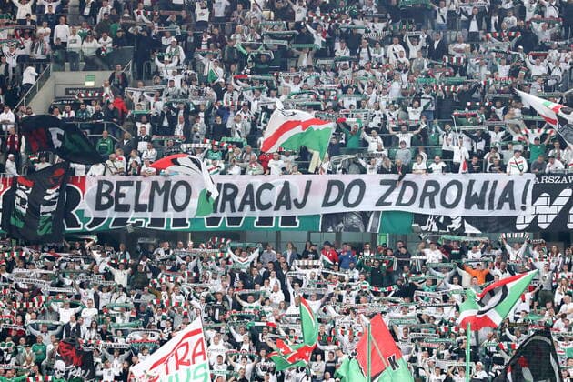 WARSZAWA 26.08.2021 REWANZOWY MECZ IV RUNDA ELIMINACYJNA LIGA EUROPY SEZON 2021 22: LEGIA WARSZAWA - SLAVIA PRAGA --- UEFA EUROPA LEAGUE QUALIFYING FOURTH ROUND SECOND MATCH: LEGIA WARSAW - SLAVIA PRAGUE KIBICE LEGII FOT. PIOTR KUCZA FOTOPYK NEWSPIX.PL --- Newspix.pl  210826PYK0039