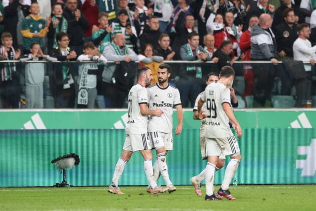 WARSZAWA 26.08.2021 REWANZOWY MECZ IV RUNDA ELIMINACYJNA LIGA EUROPY SEZON 2021 22: LEGIA WARSZAWA - SLAVIA PRAGA --- UEFA EUROPA LEAGUE QUALIFYING FOURTH ROUND SECOND MATCH: LEGIA WARSAW - SLAVIA PRAGUE RAFAEL LOPES MAHIR EMRELI FOT. PIOTR KUCZA FOTOPYK NEWSPIX.PL --- Newspix.pl  210826PYK0052