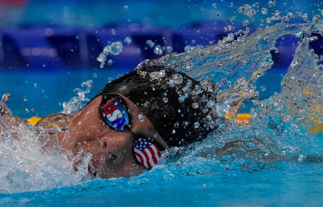August 26, 2021 - Tokyo, Japan: Team USA ANASTASIA PAGONIS, from Garden City, wins the gold and beats the world record during the women s 400-meter freestyle S11 swimming event at the Tokyo 2020 Paralympic Games at the Tokyo aquatic centre. Pagonis won gold with a new world record of 4:54:49. Tokyo Japan - ZUMAc04_ 20210826_zaf_c04_228 Copyright: xKimxPricex
